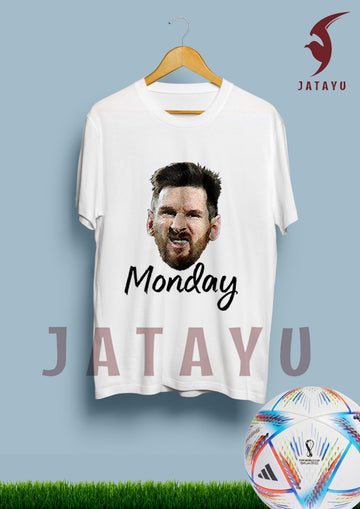 MESSI- MONDAY || PURE COTTON T-SHIRT