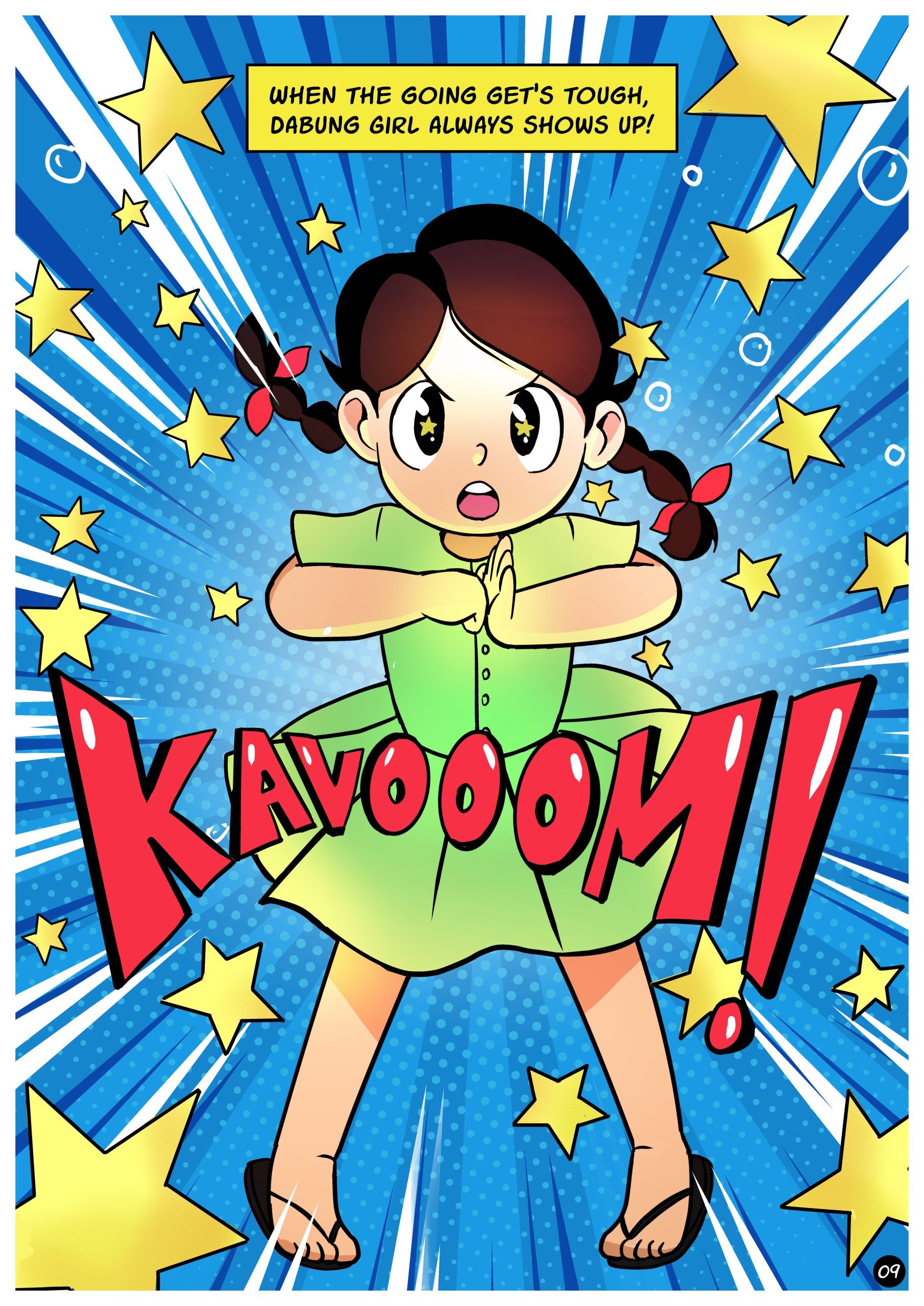 Dabung Girl and Muskaan’s Smile: Superhero comic book for kids on child protection ( English graphic novel for children )