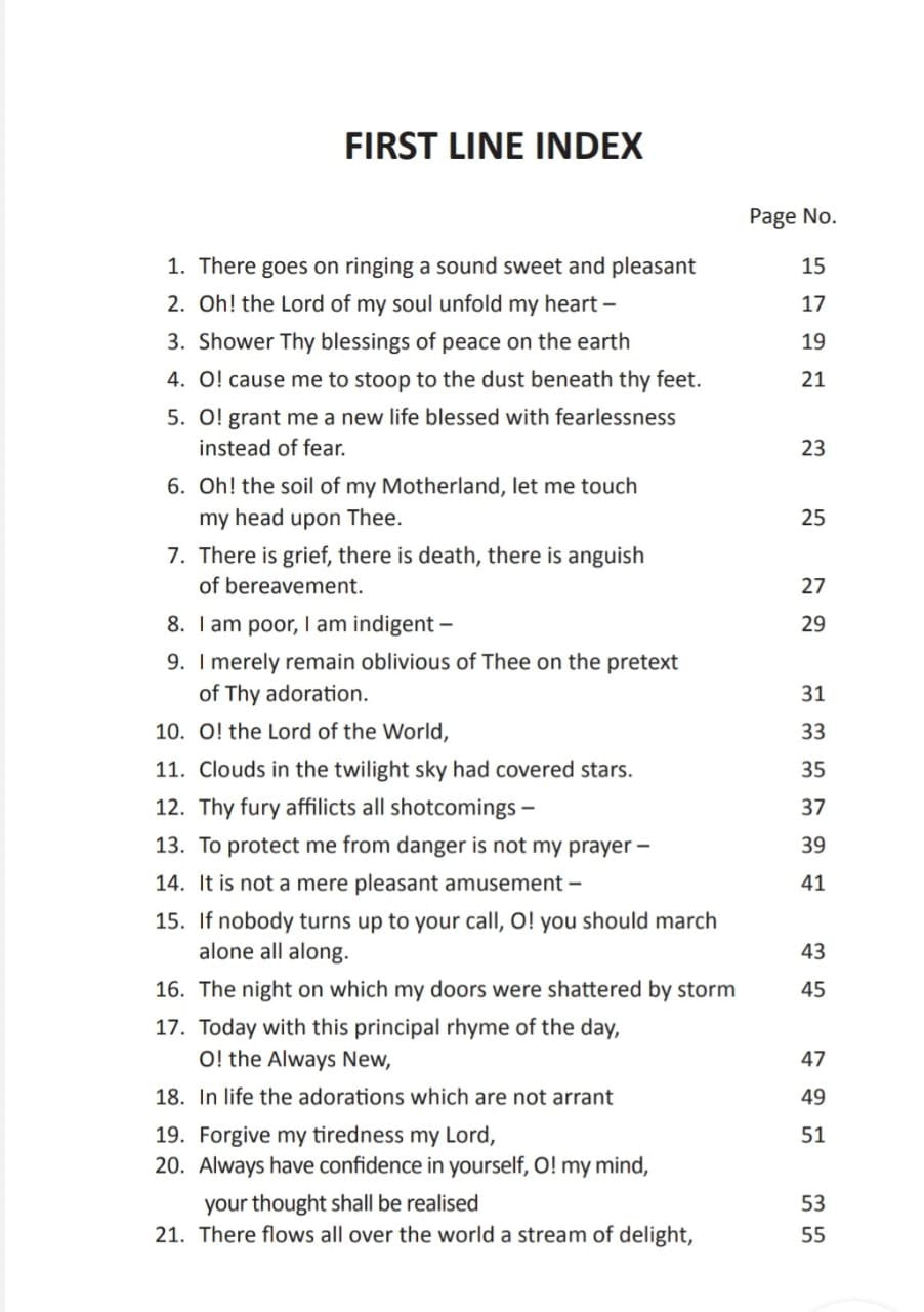 Adoring Tagore With His Lyrics [Indrani Saha]