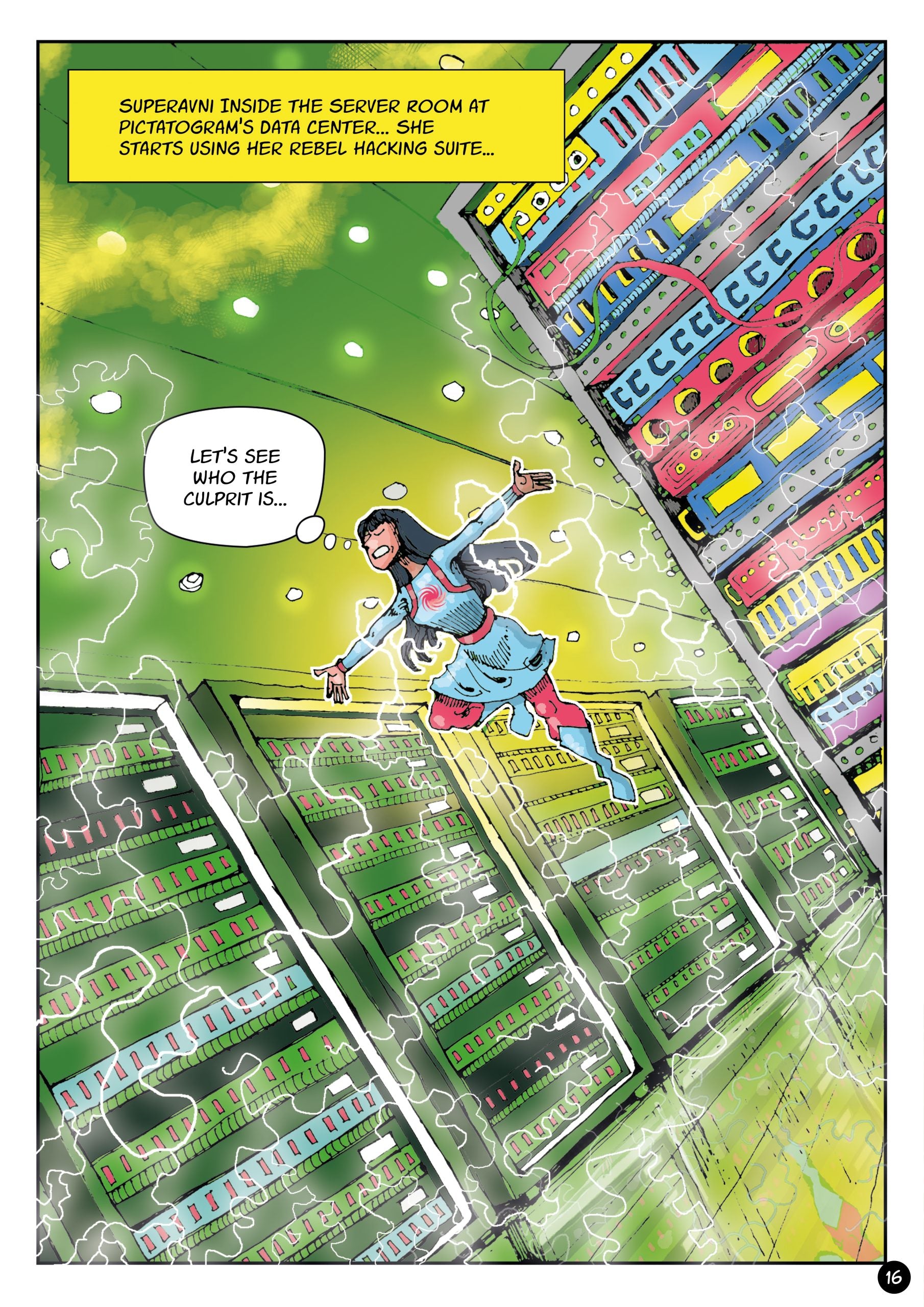 SuperAvni & The Invisible Challenge: Superhero comic book