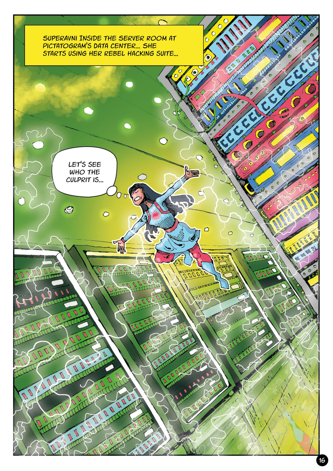 SuperAvni & The Invisible Challenge: Superhero comic book ( English graphic novel )