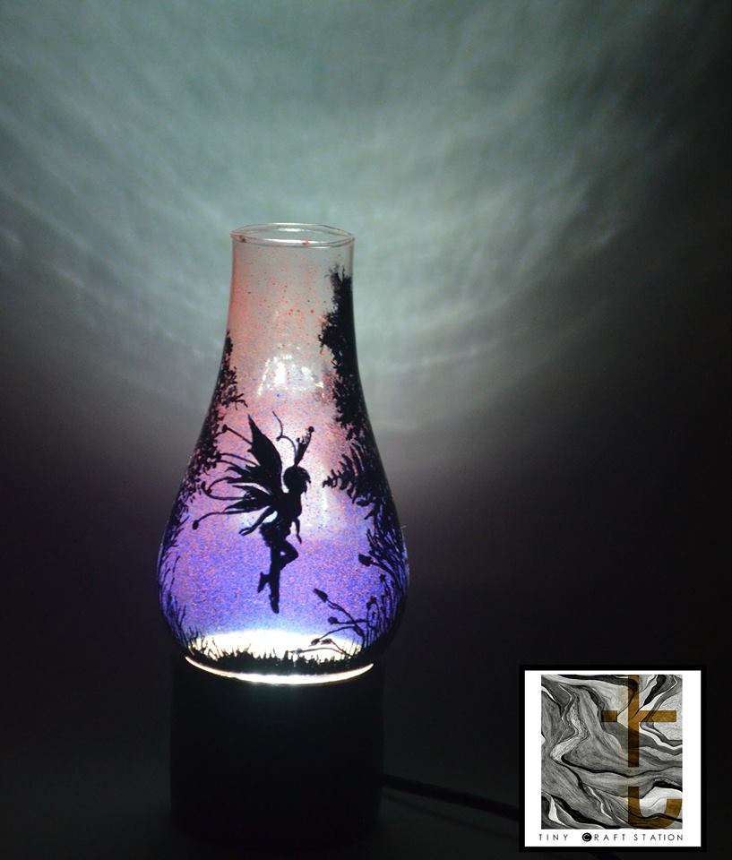 Unique Hand Paint Lamp1