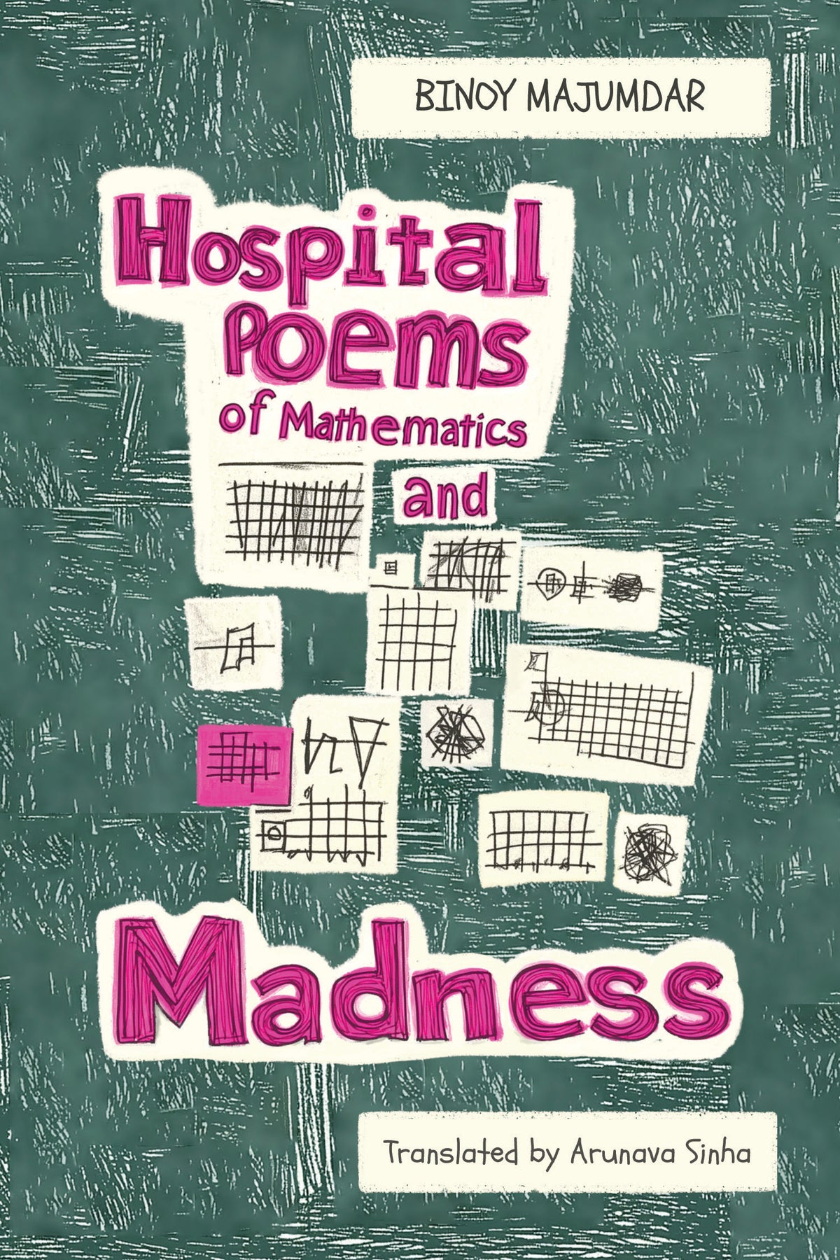 Hospital Poems of Mathematics and Madness by Binoy Majumdar — Parabaas hardback English edition, front cover