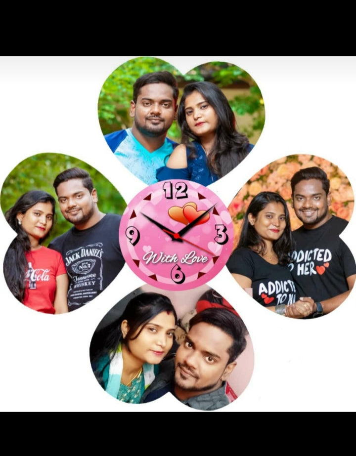 LOVE SHAPE WALL CLOCK
