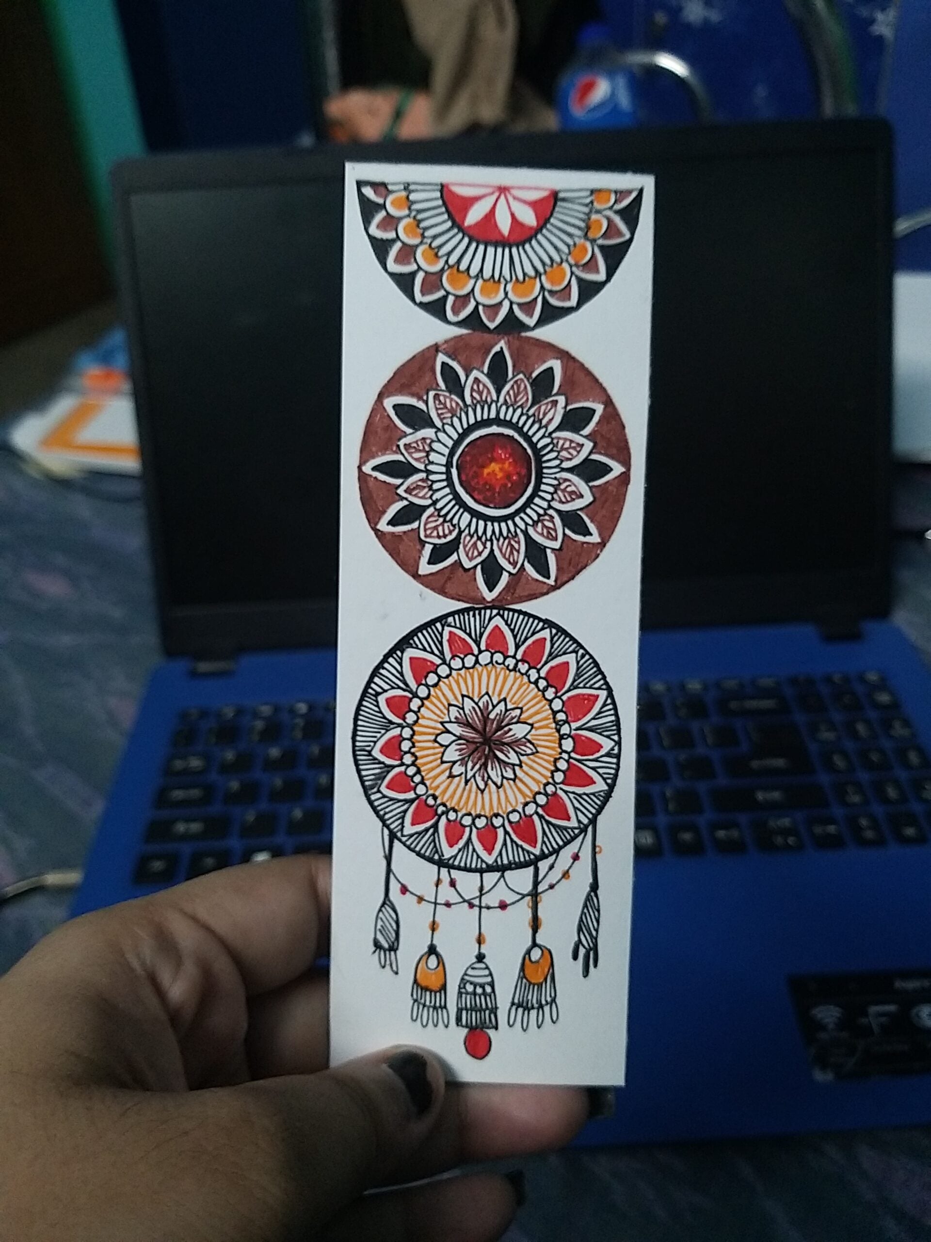 MANDALA BOOKMARK SET