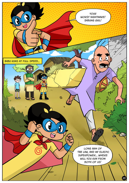 Dabung Girl and Muskaan’s Smile: Superhero comic book for kids on child protection ( English graphic novel for children )