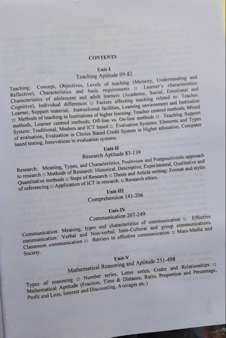 NTA-NET & WB-SET Teaching and Research Aptitude (PAPER-I) [Bi-Lingual (BN and EN)]