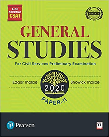 General Studies Paper 2 2020 | For Civil Services Preliminary Examinations | Also known as CSAT | By Pearson Paperback – 25 July 2018
