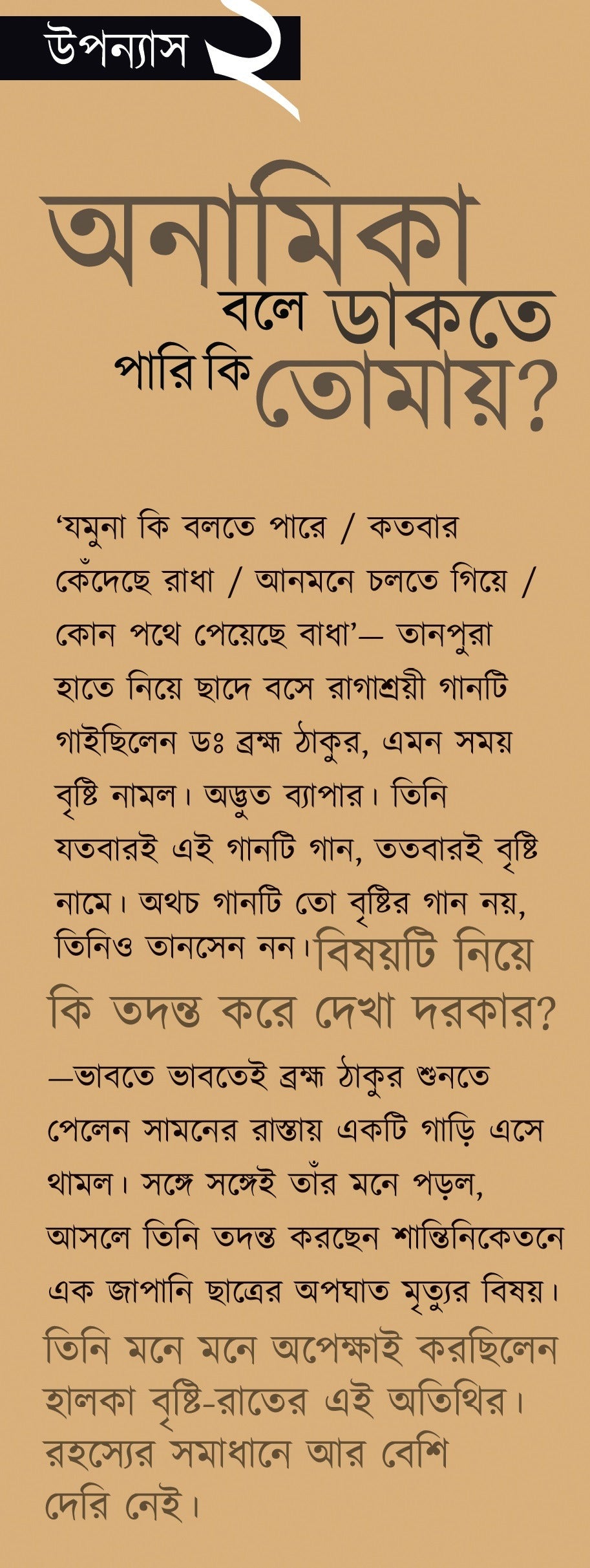 Anamika Bole Dakte Pari Ki Tomay – Rupam Islam