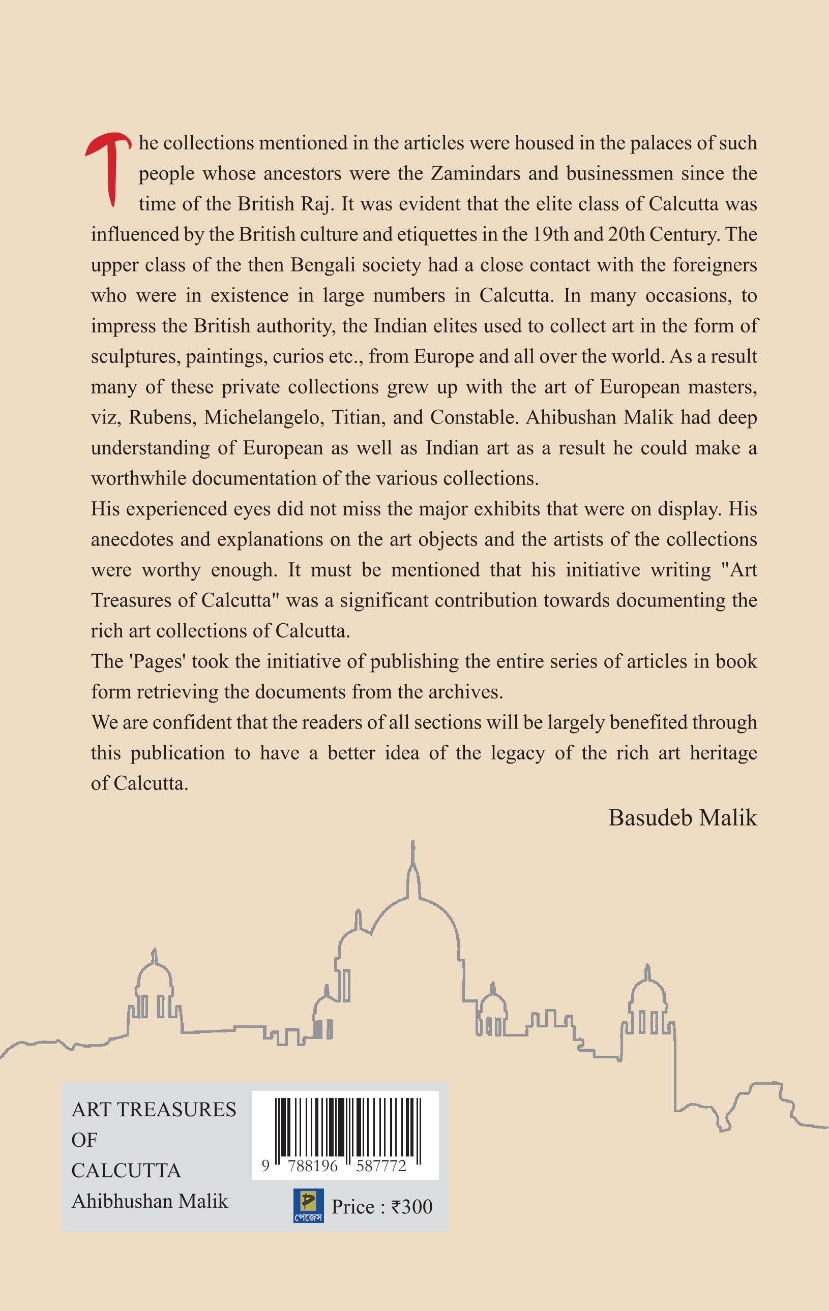Art Treasures of Calcutta [Ahibhushan Malik]