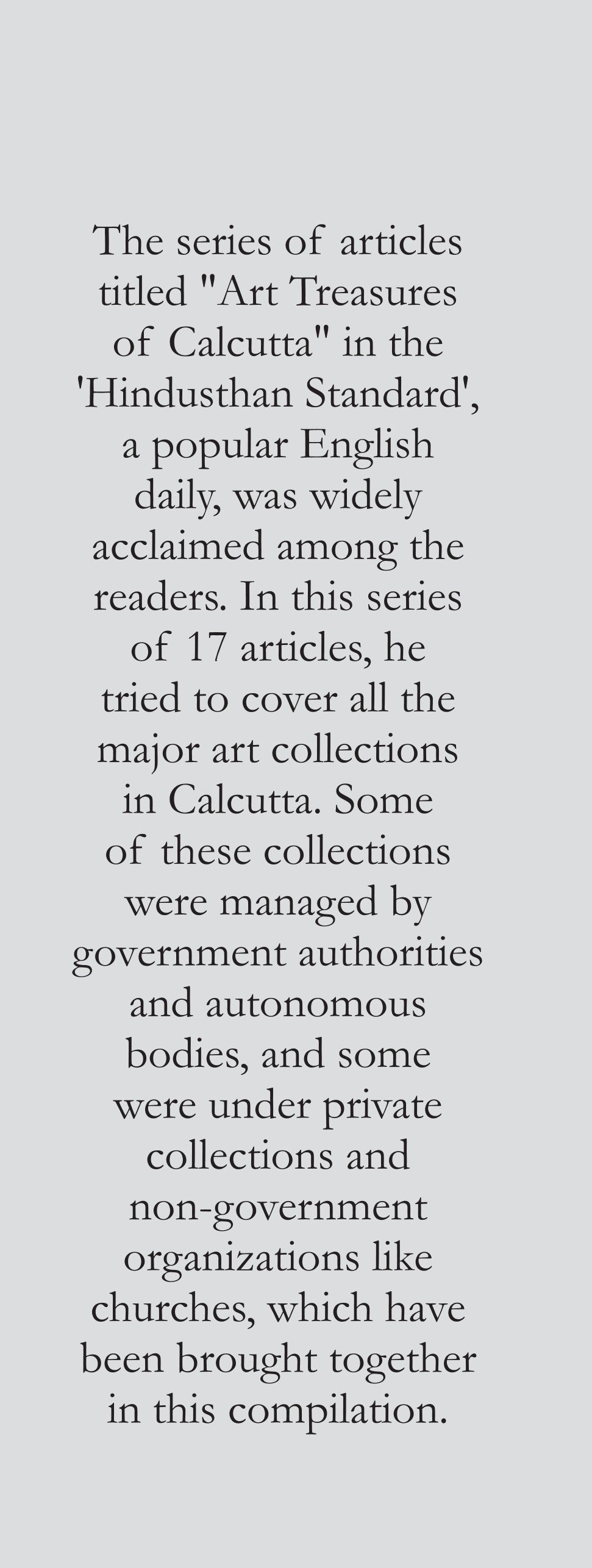 Art Treasures of Calcutta [Ahibhushan Malik]