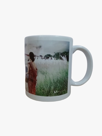 admiRaytion Apu Durga Train Scene Coffee Mug