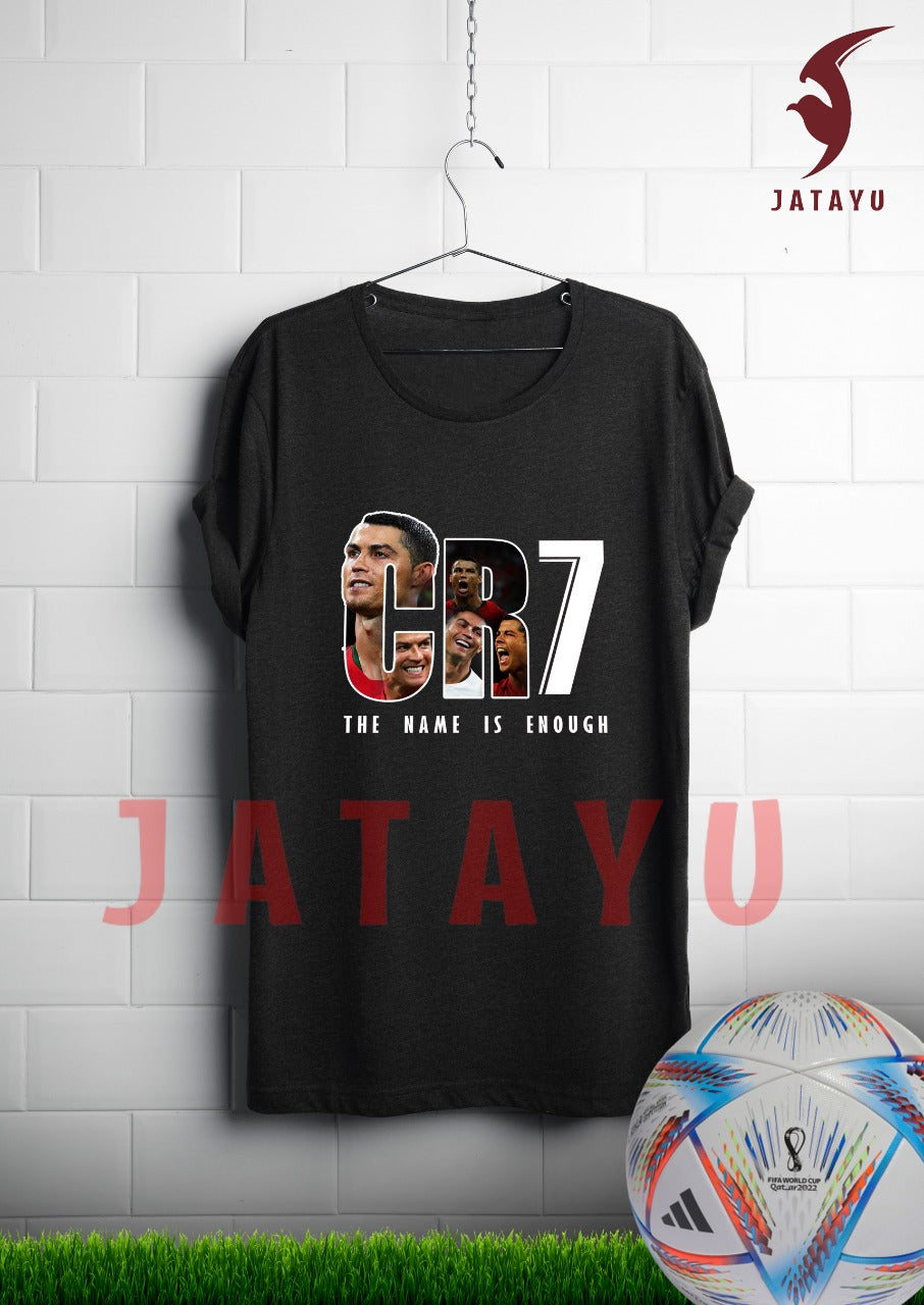 CR7- THE NAME IS ENOUGH T-SHIRT || PURE COTTON T-SHIRT