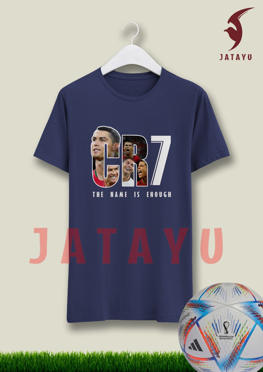 CR7- THE NAME IS ENOUGH T-SHIRT || PURE COTTON T-SHIRT