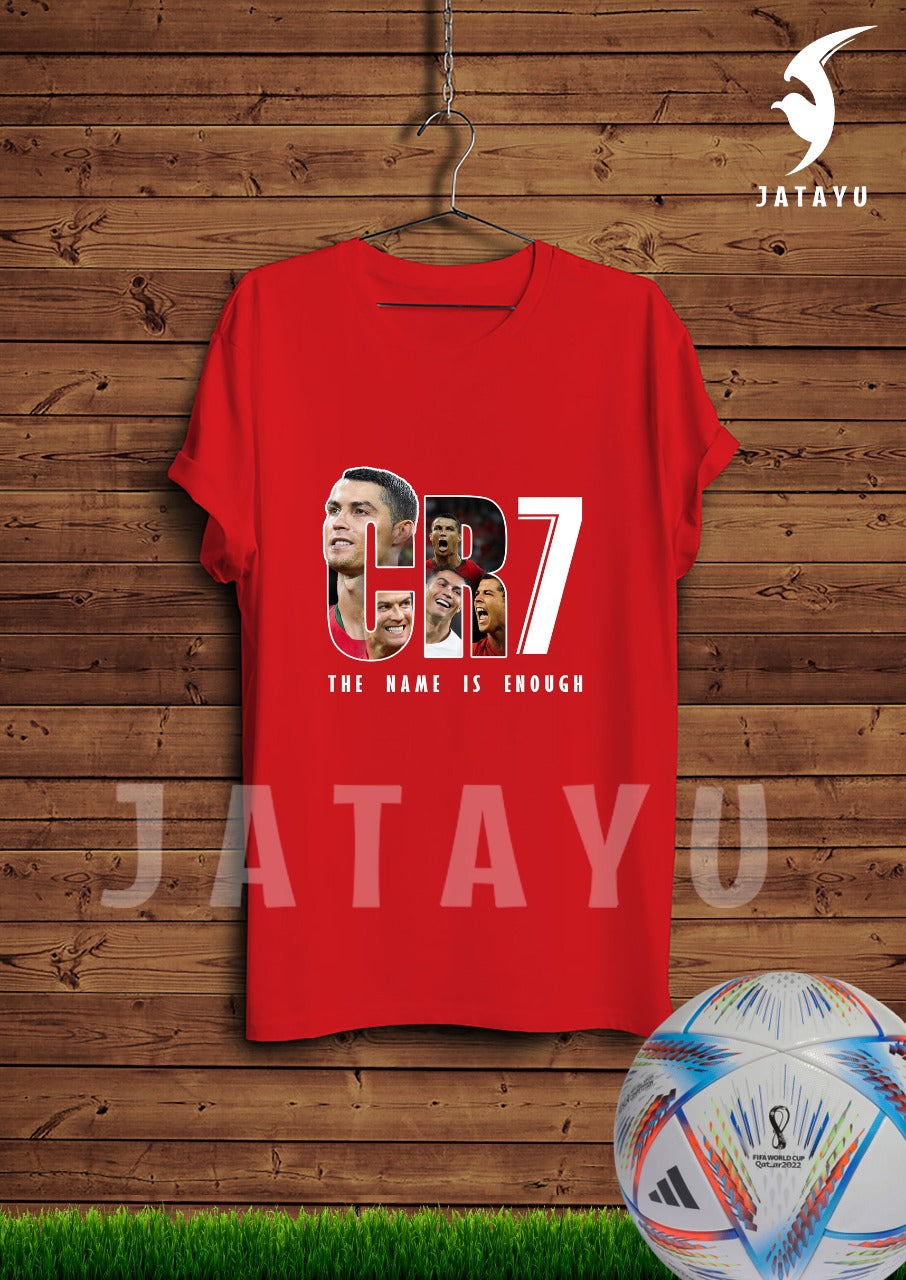 CR7- THE NAME IS ENOUGH T-SHIRT || PURE COTTON T-SHIRT