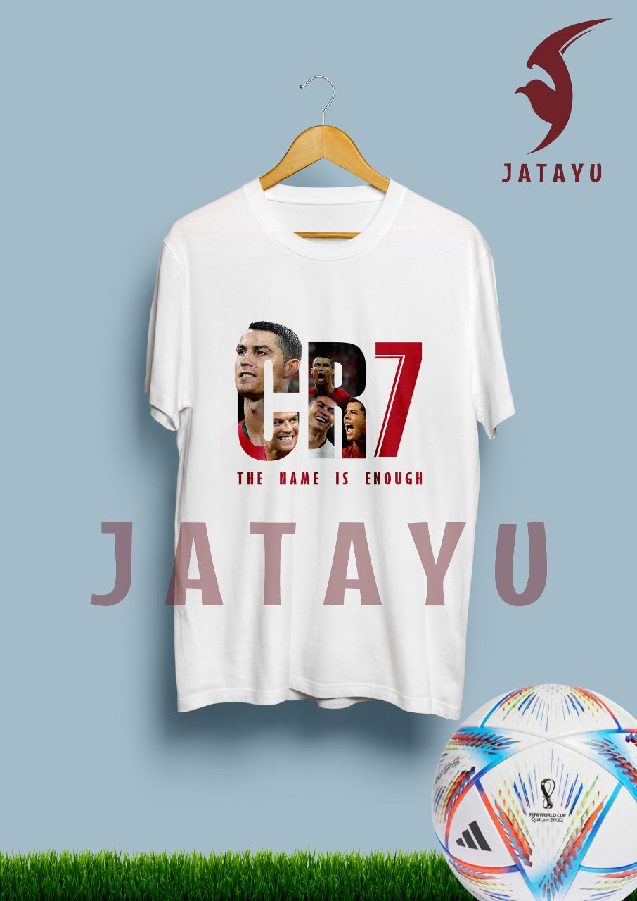 CR7- THE NAME IS ENOUGH T-SHIRT || PURE COTTON T-SHIRT