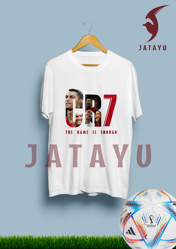 CR7- THE NAME IS ENOUGH T-SHIRT || PURE COTTON T-SHIRT
