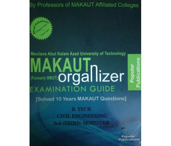 MAKAUT ORGANIZER CIVIL 3RD SEM (WBUT)