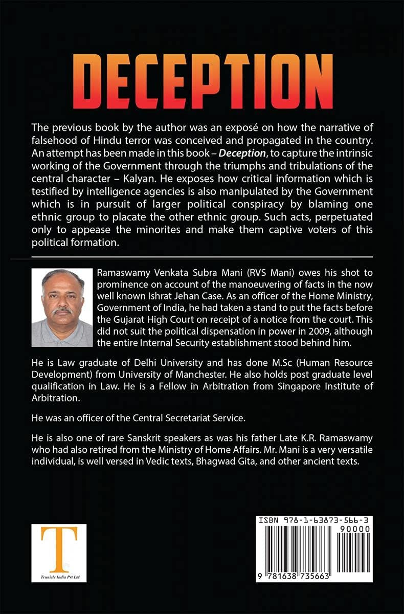 Deception : A Family That Deceived the Whole Nation [RVS Mani]