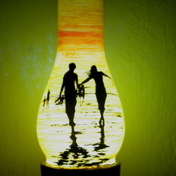 Unique Hand Paint Lamp 4