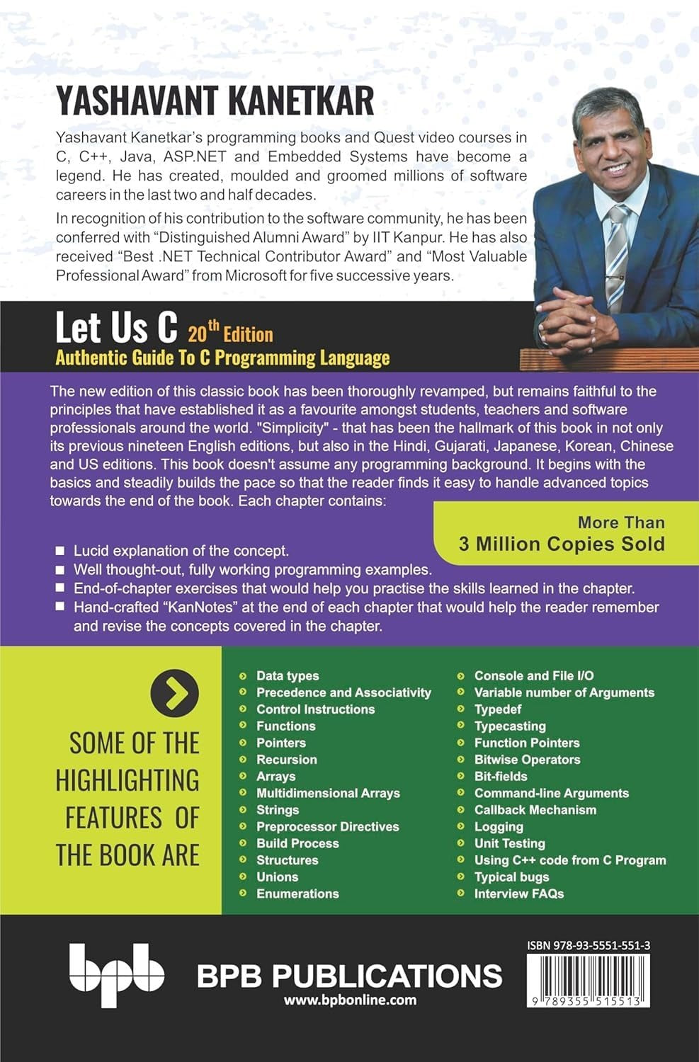 Let Us C: Authentic guide to C programming language - 21st Edition [Yashavant Kanetkar]
