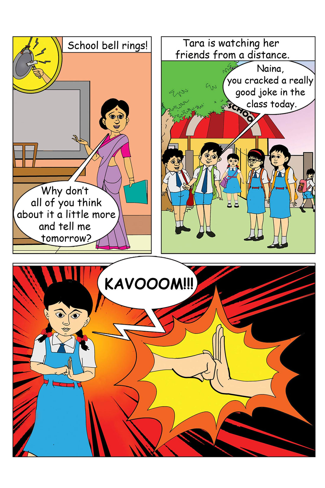 DABUNG GIRL and The Space Journey: Indian Superhero Comic Book for Children (English)