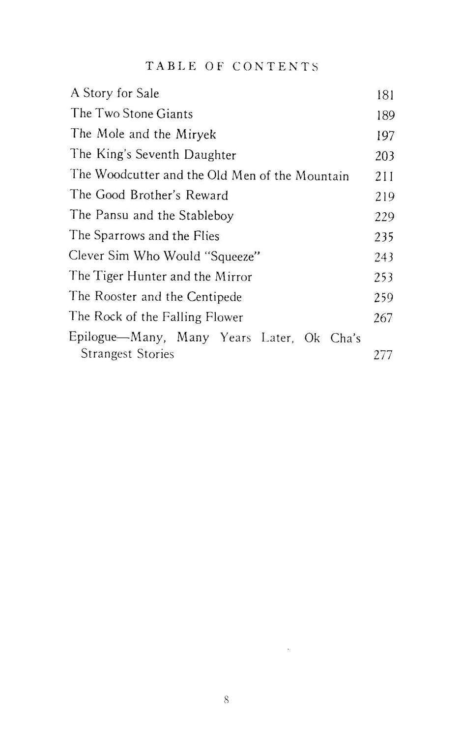 Tales of a Korean Grandmother : 32 Traditional Tales from Korea [Frances Carpenter]