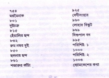 Byomkesh Samagra  (Bengali, Sharadindu Bandyopadhyay)