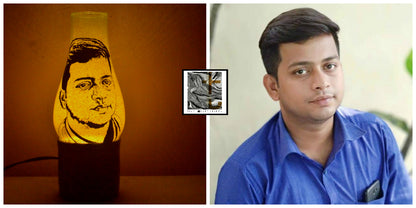 Custom Portrait Lamp Shade