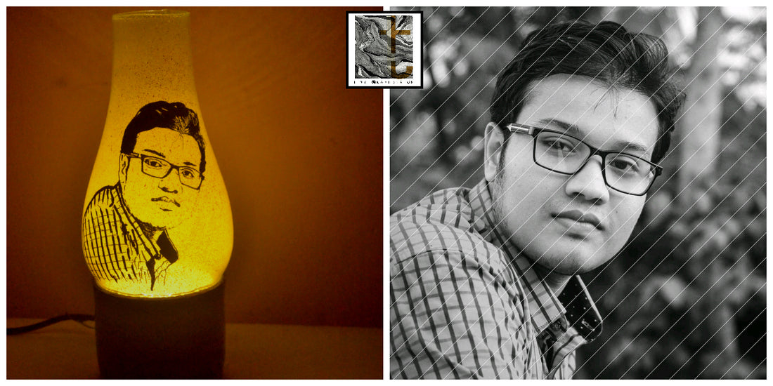 Custom Portrait Lamp Shade