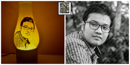 Custom Portrait Lamp Shade