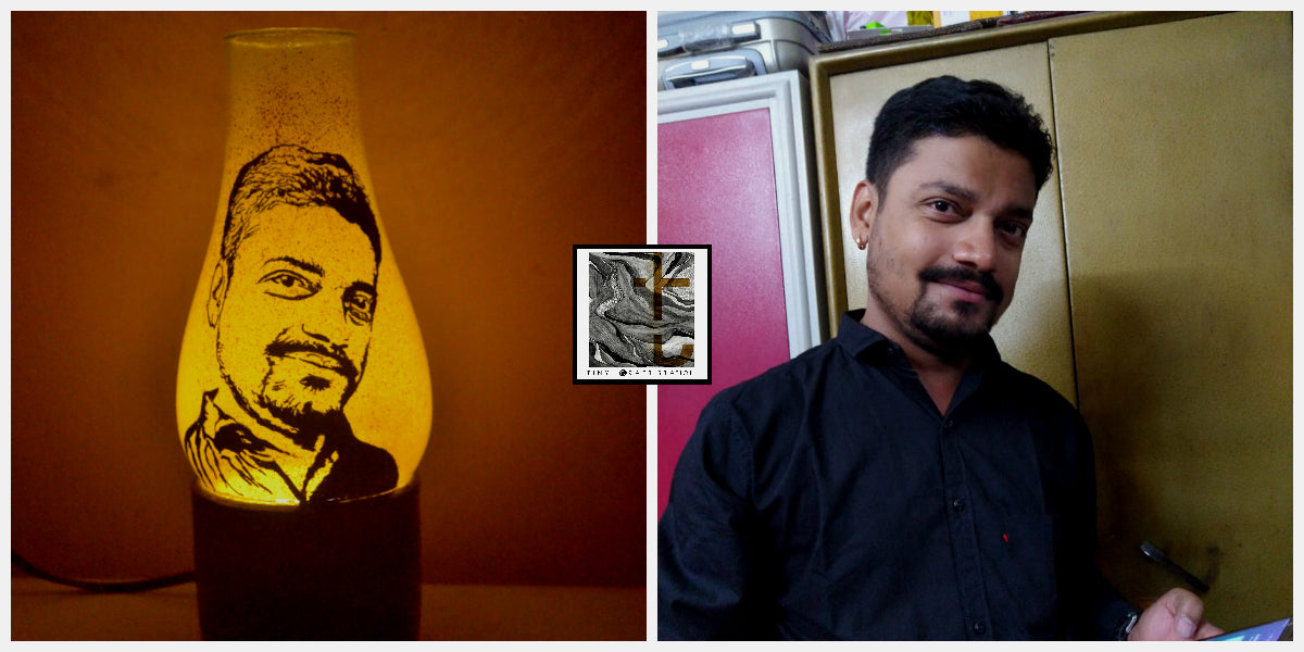 Custom Portrait Lamp Shade