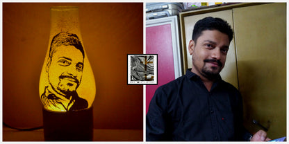 Custom Portrait Lamp Shade