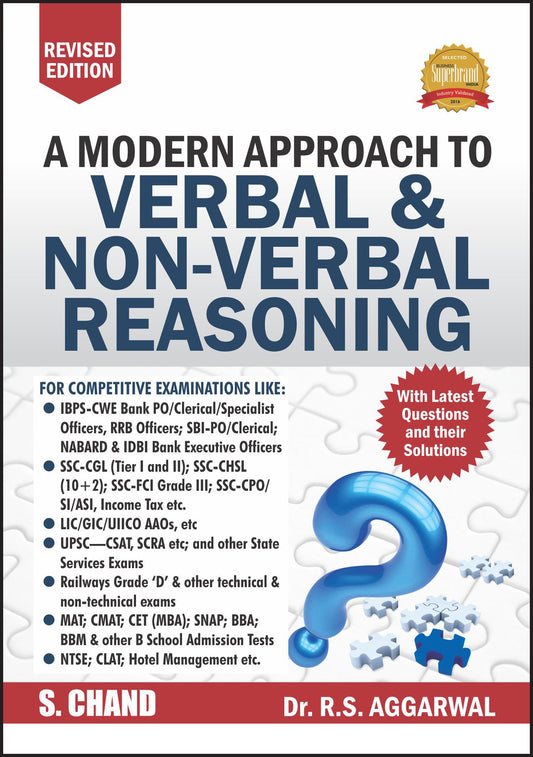 A Modern Approach to Verbal & Non-Verbal Reasoning (2 Colour Edition) - Dr. R S Aggarwal