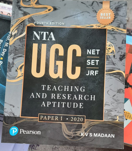 NTA UGC NET SET JRF | Teaching and Research Aptitude (Paperback, KVS MADAAN, PEARSON) | Paper I