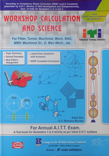 Workshop Calculation and Science for Fitter, Turner, Mechinist, Mech