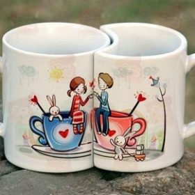 Ceramic Couple Mug