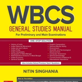 WBCS General Studies Manual - For Preliminary and Main Examinations (English, Latest Edition)  (English, Paperback, Nitin Singhania)